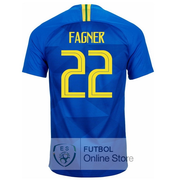 Camiseta Fagner Brasil 2018 Segunda