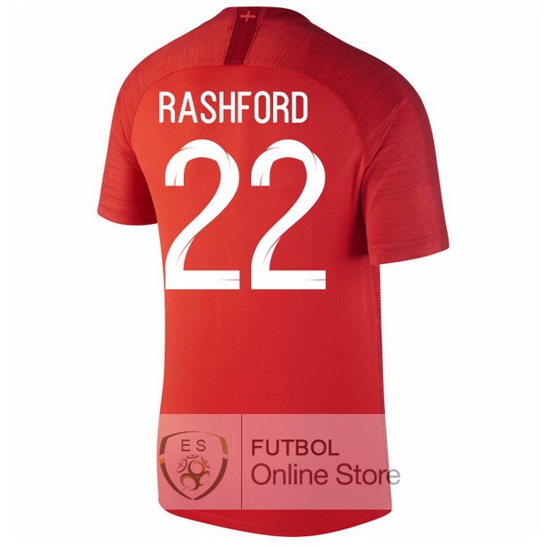 Camiseta Rashford Inglaterra 2018 Segunda