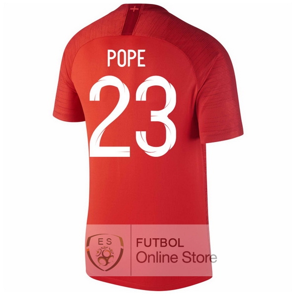 Camiseta Pope Inglaterra 2018 Segunda