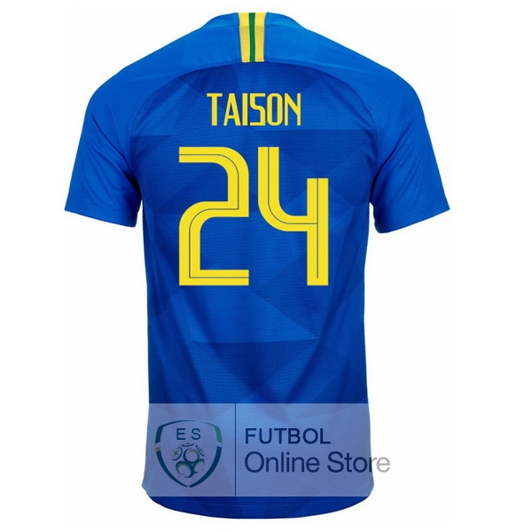 Camiseta Taison Brasil 2018 Segunda