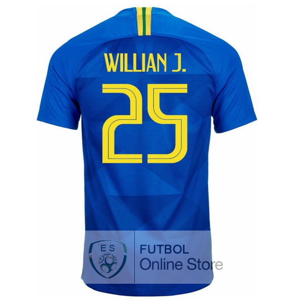 Camiseta Willian J. Brasil 2018 Segunda