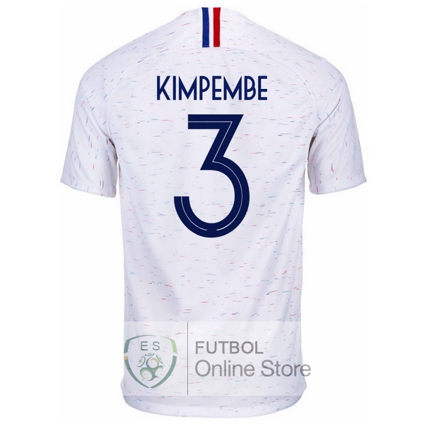 Camiseta Kimpembe Francia 2018 Segunda