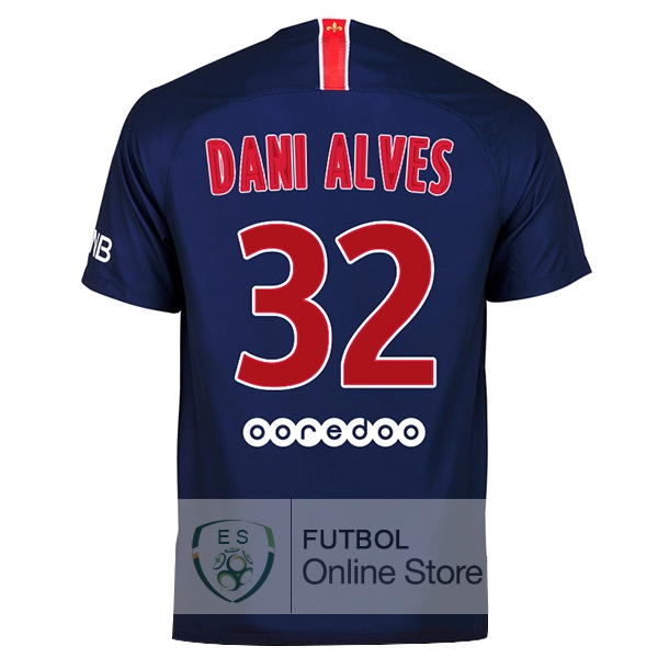 Camiseta Dani Alves Paris Saint Germain 18/2019 Primera