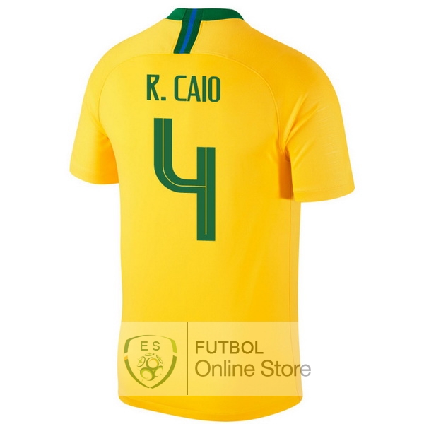 Camiseta R.Caio Brasil 2018 Primera