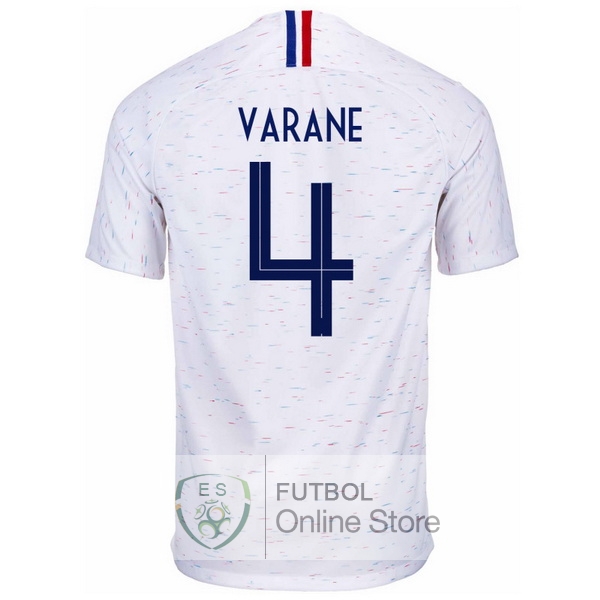 Camiseta Varane Francia 2018 Segunda