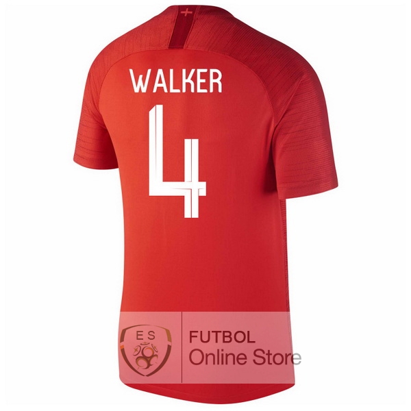 Camiseta Walker Inglaterra 2018 Segunda