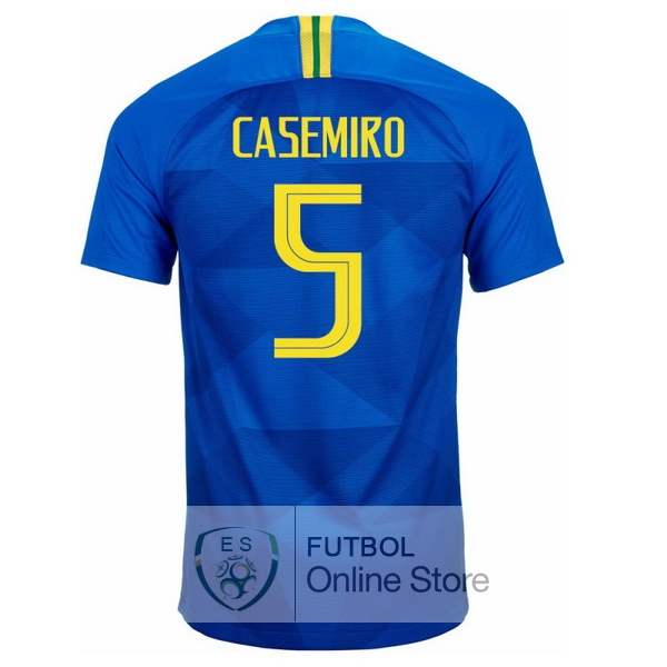 Camiseta Casemiro Brasil 2018 Segunda