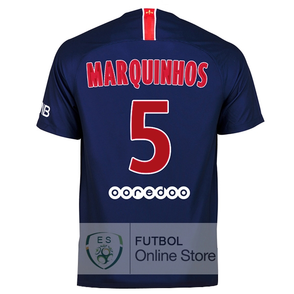 Camiseta Marquinhos Paris Saint Germain 18/2019 Primera
