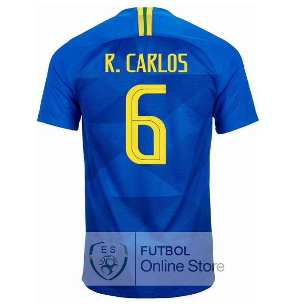 Camiseta R.Carlos Brasil 2018 Segunda