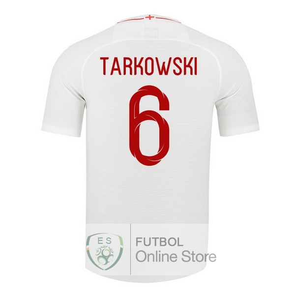 Camiseta Tarkowski Inglaterra 2018 Primera