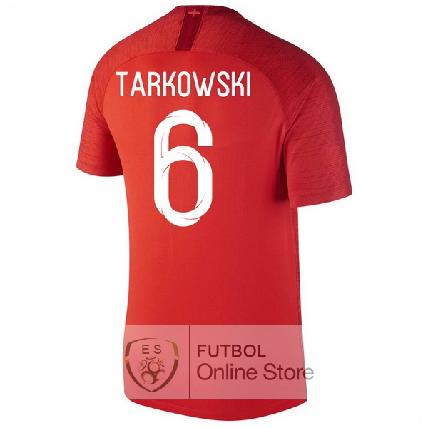 Camiseta Tarkowski Inglaterra 2018 Segunda