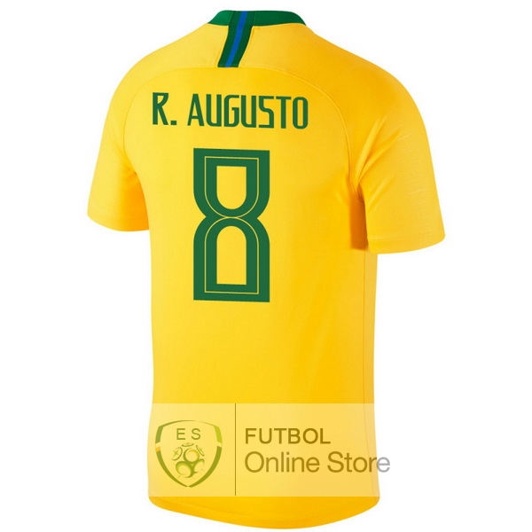Camiseta R.Augusto Brasil 2018 Primera