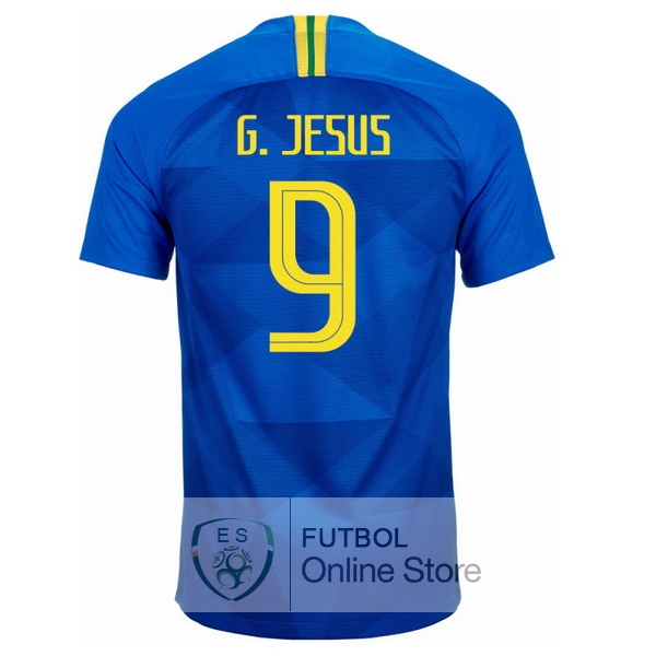 Camiseta G.Jesus Brasil 2018 Segunda