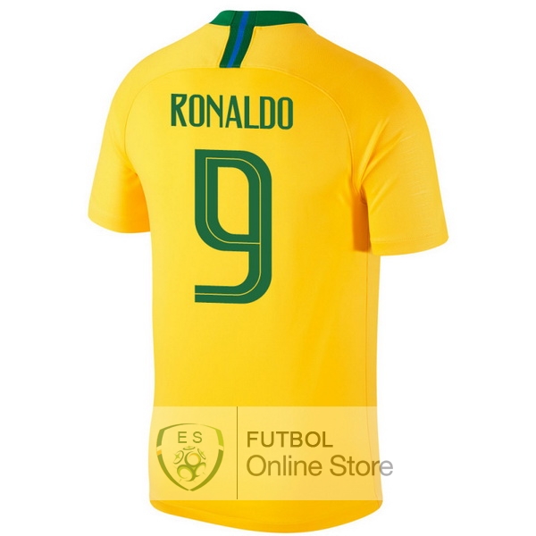 Camiseta Ronaldo Brasil 2018 Primera
