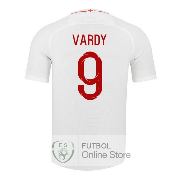 Camiseta Vardy Inglaterra 2018 Primera