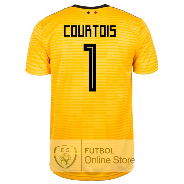 Camiseta Courtois Belgica 2018 Segunda