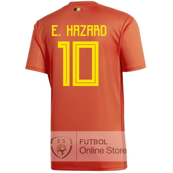 Camiseta E.Hazard Belgica 2018 Primera