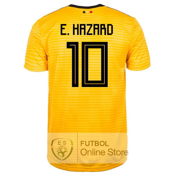 Camiseta E.Hazard Belgica 2018 Segunda