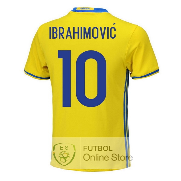 Camiseta Ibrahimovic Suecia 2018 Primera