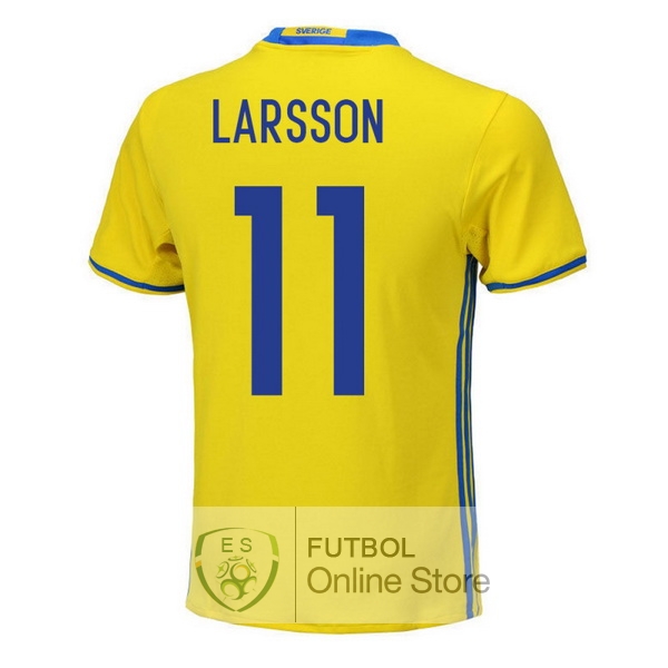 Camiseta Larsson Suecia 2018 Primera