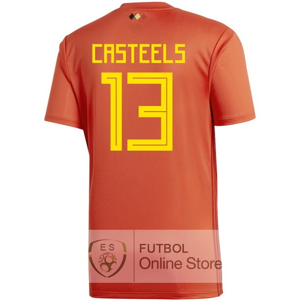 Camiseta Casteels Belgica 2018 Primera