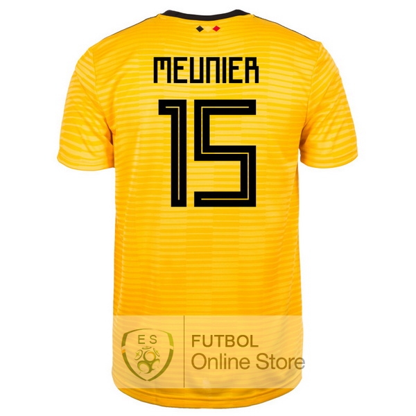 Camiseta Meunier Belgica 2018 Segunda