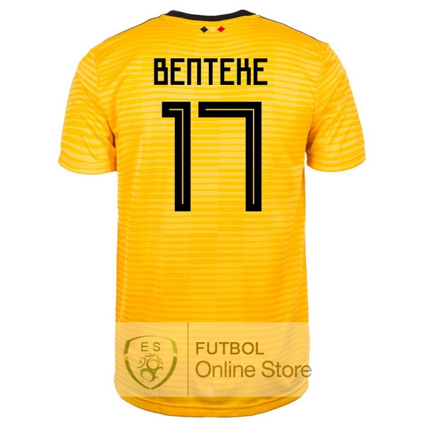 Camiseta Benteke Belgica 2018 Segunda