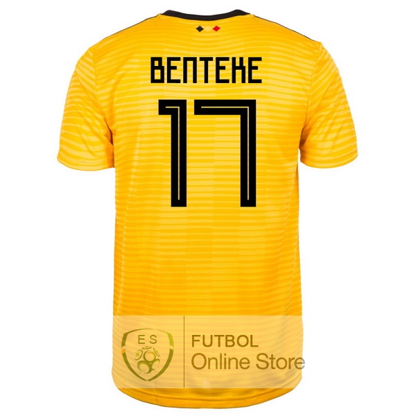 Camiseta Benteke Belgica 2018 Segunda