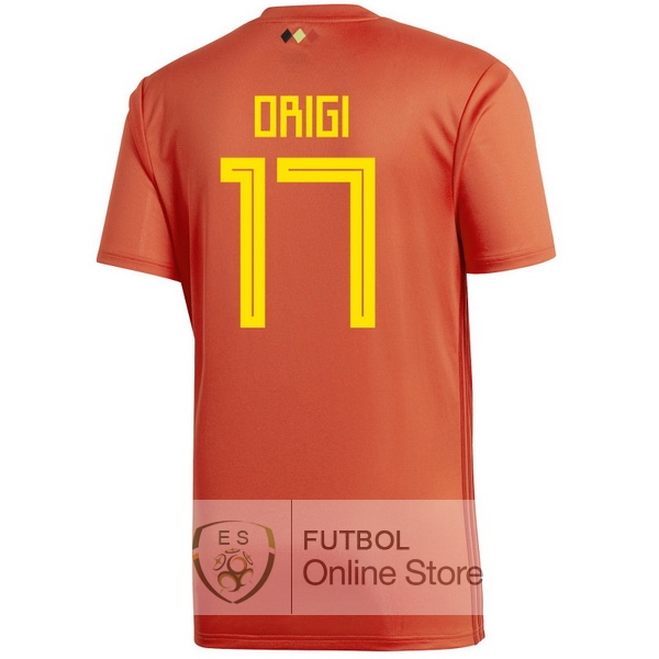 Camiseta Origi Belgica 2018 Primera