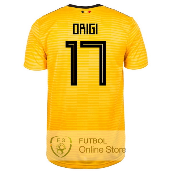 Camiseta Origi Belgica 2018 Segunda