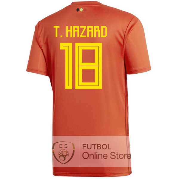 Camiseta T.Hazard Belgica 2018 Primera