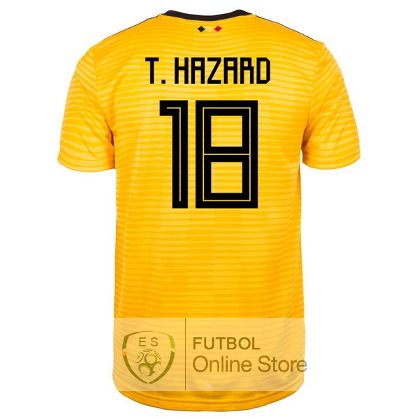 Camiseta T.Hazard Belgica 2018 Segunda