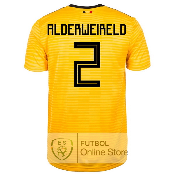 Camiseta Alderweireld Belgica 2018 Segunda