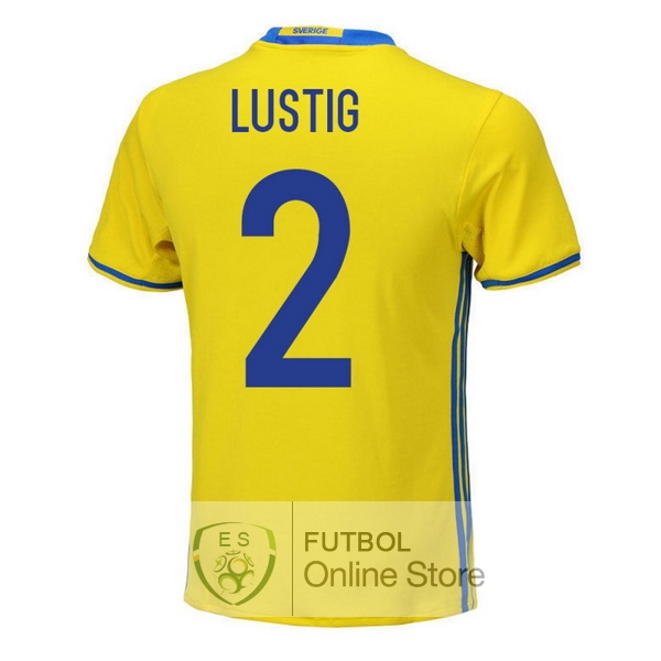 Camiseta Lustig Suecia 2018 Primera