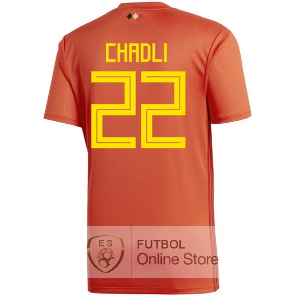 Camiseta Chadli Belgica 2018 Primera