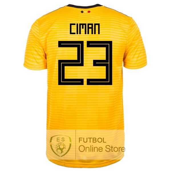 Camiseta Ciman Belgica 2018 Segunda