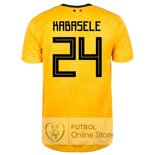 Camiseta Kabasele Belgica 2018 Segunda