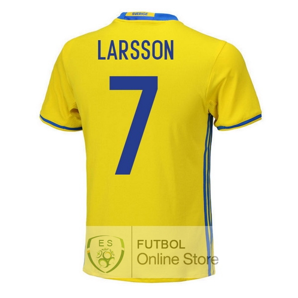 Camiseta Larsson Suecia 2018 Primera