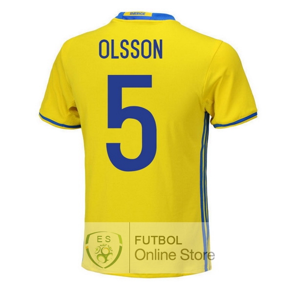 Camiseta Olsson Suecia 2018 Primera