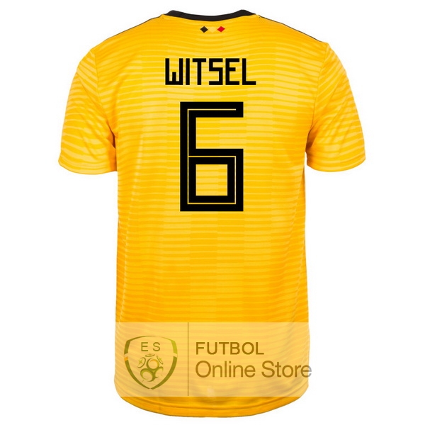 Camiseta Witsel Belgica 2018 Segunda