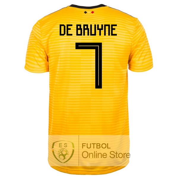 Camiseta De Bruyne Belgica 2018 Segunda