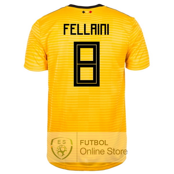 Camiseta Fellaini Belgica 2018 Segunda