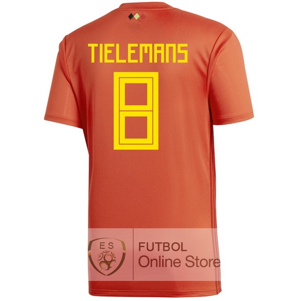 Camiseta Tielemans Belgica 2018 Primera