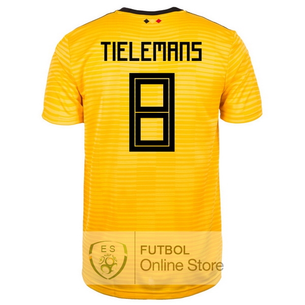 Camiseta Tielemans Belgica 2018 Segunda