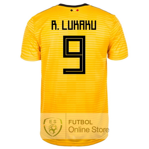 Camiseta R.lukaku Belgica 2018 Segunda