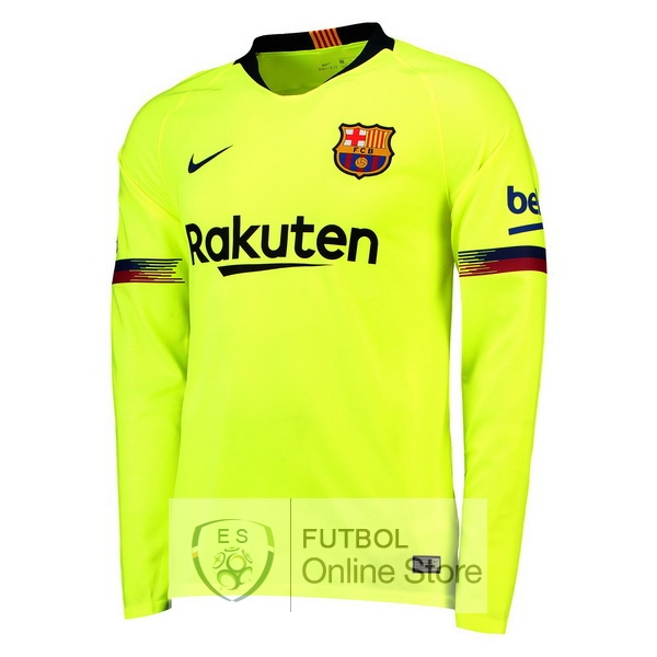 Camiseta Barcelona 18/2019 Manga Larga Segunda