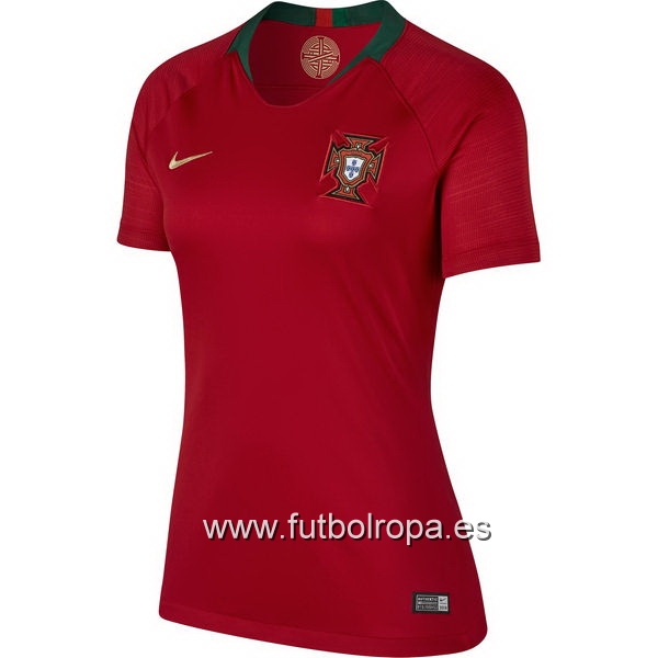Camiseta Portugal Mujer 2018 Primera
