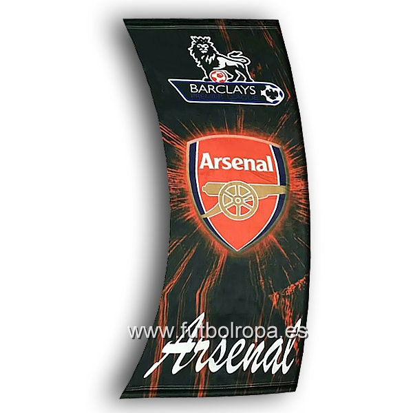 Bandera Futbol Arsenal Negro