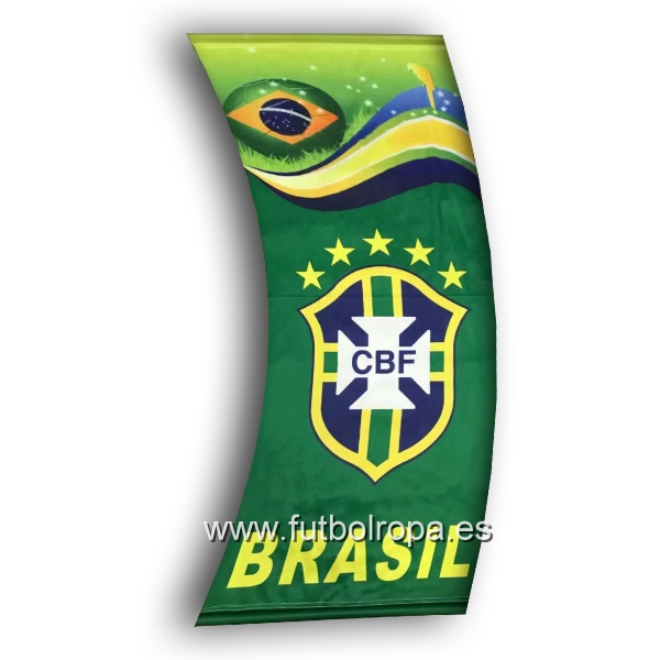 Bandera Futbol Brasil Verde