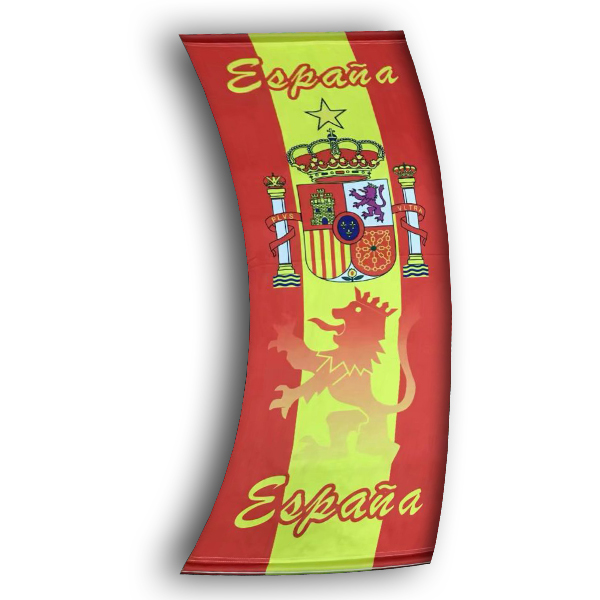Bandera Futbol España Rojo